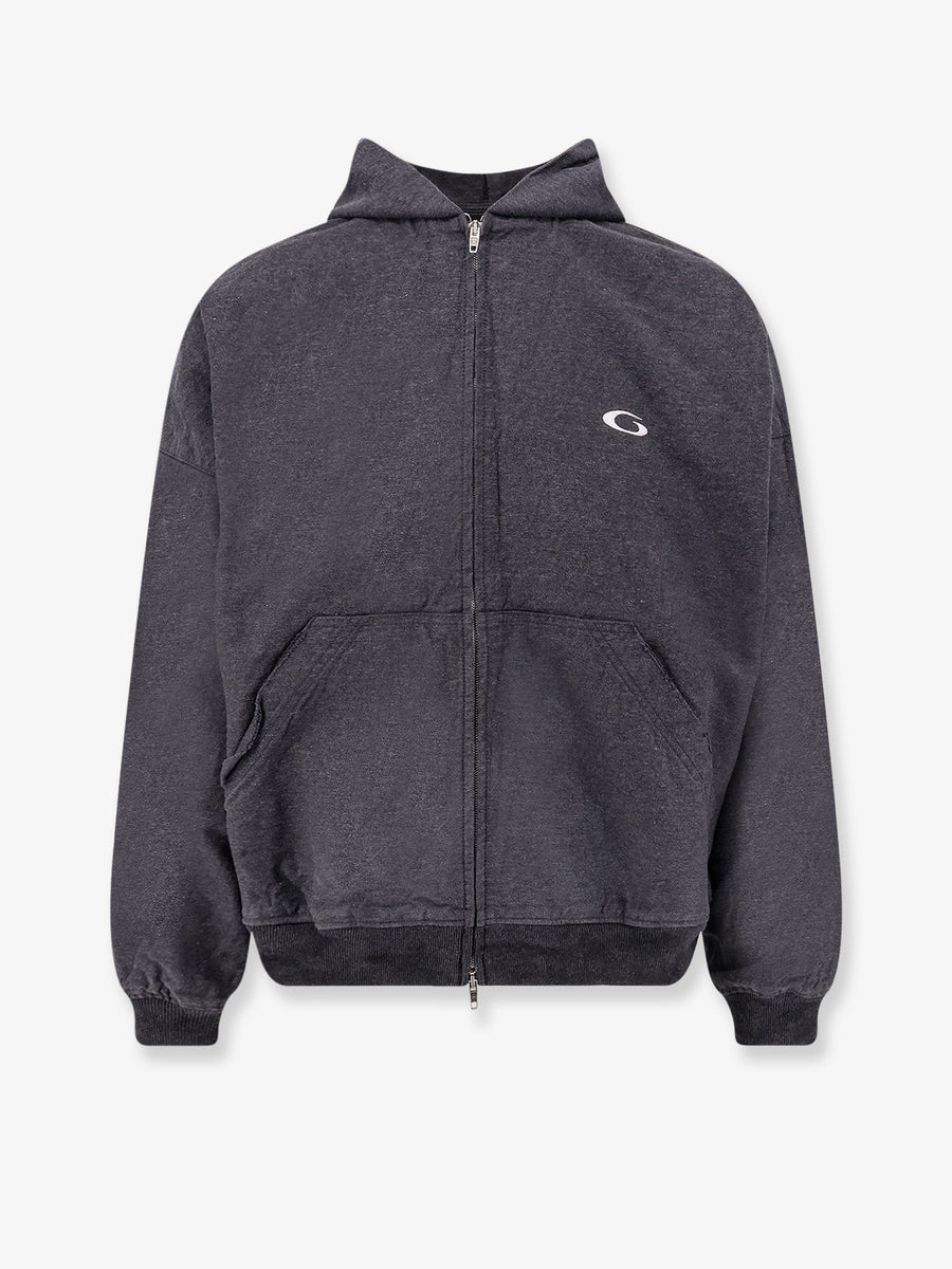 Tromphe Loeil Cotton Sweatshirt Grey Sweatshirts