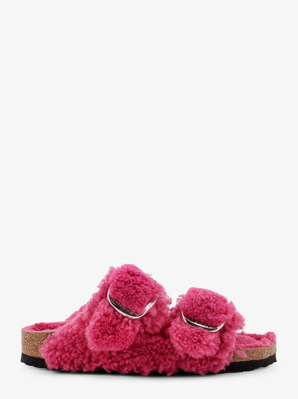 Arizona Big Buckle Teddy Sandals Pink Pelle