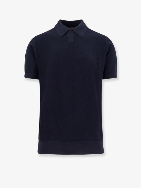 Polo Shirt Virgin Wool Blue