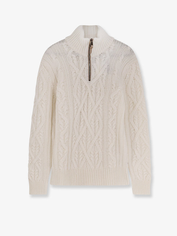 Sweater Harpreno White Virgin Wool