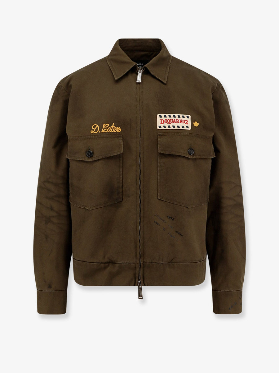 Cotton Padded Jacket Green