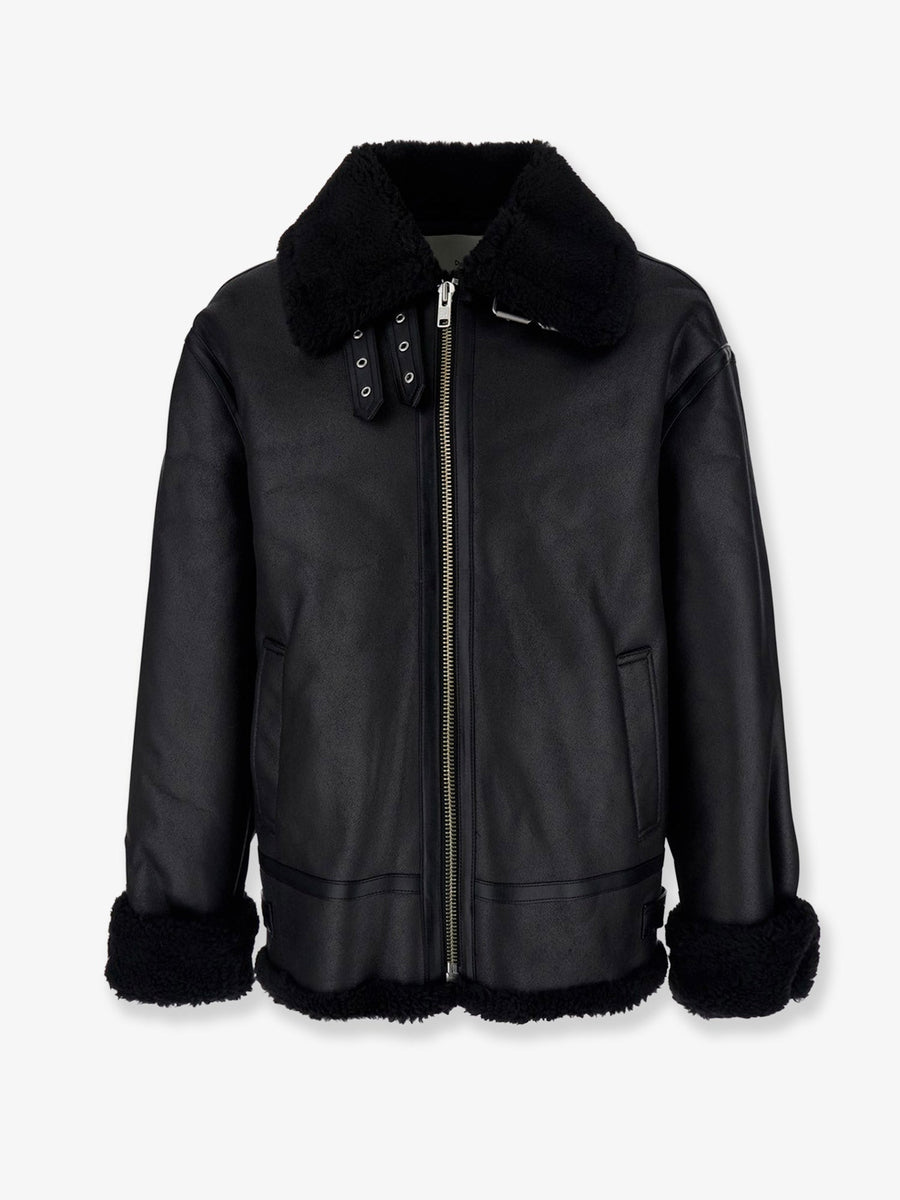 Unisex Eco-Shearling Jacket Black