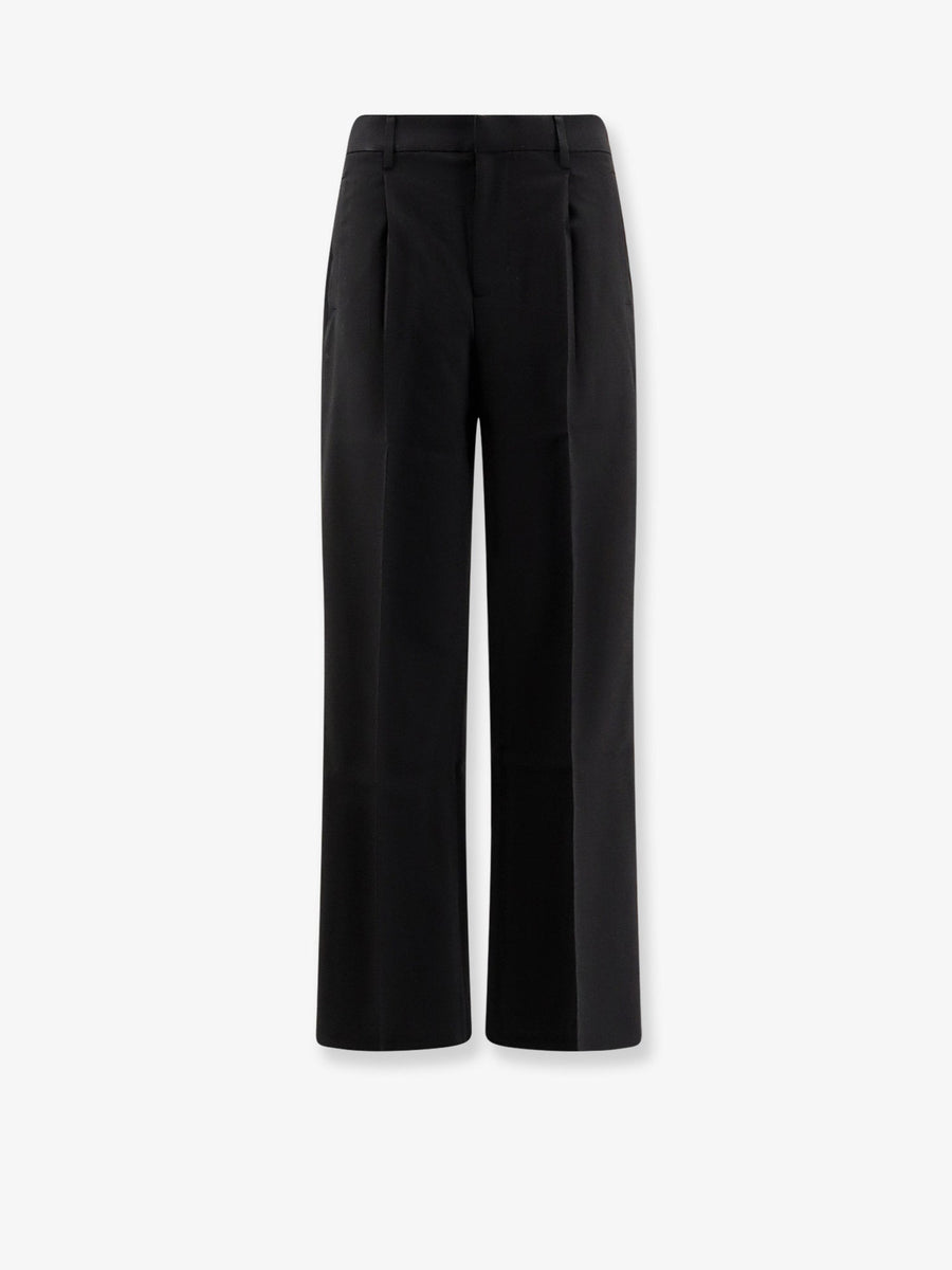 Trousers Father Suiting Black Wool