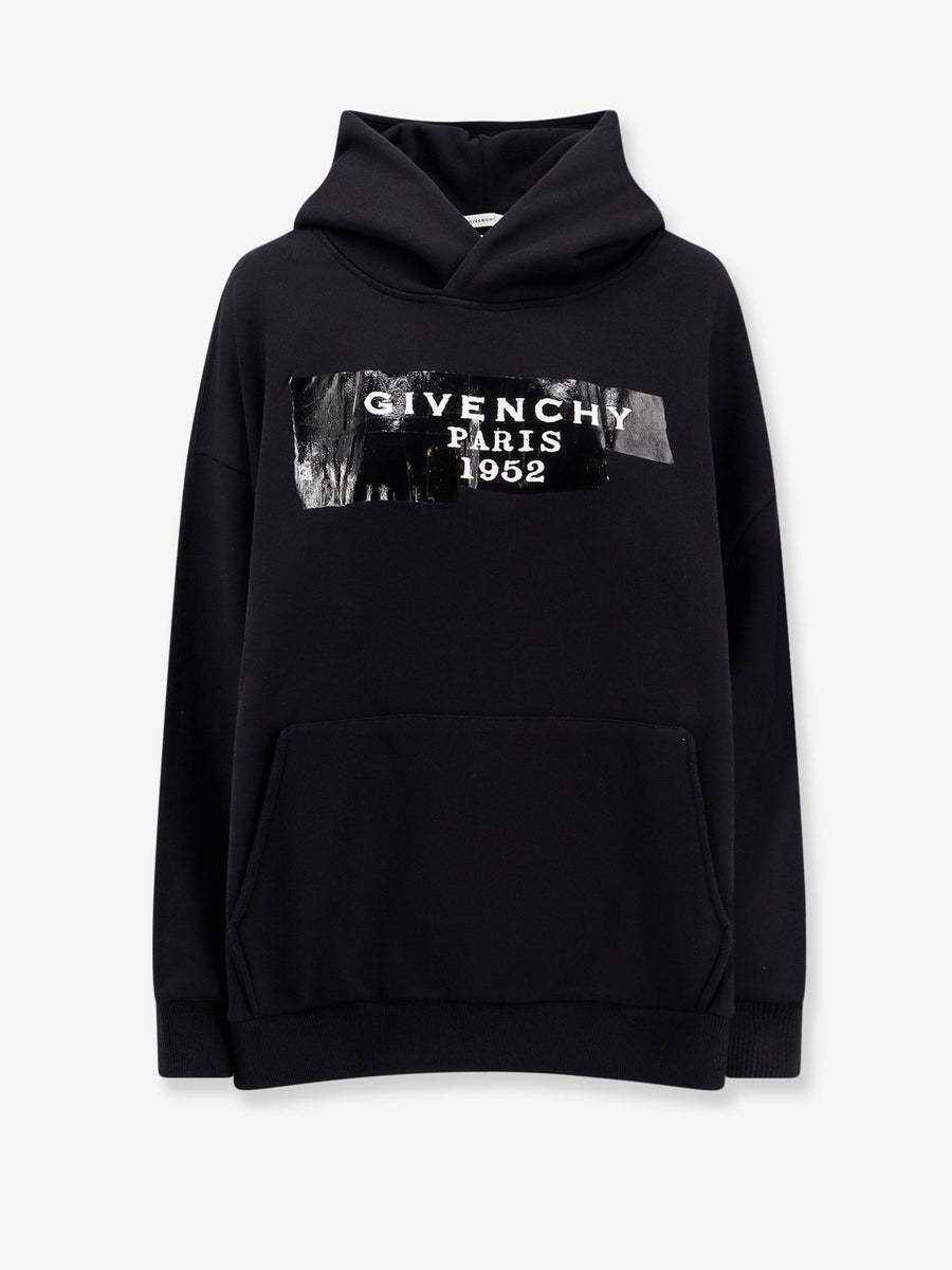 Hooded Sweatshirt Black Cotton Sweatshirts