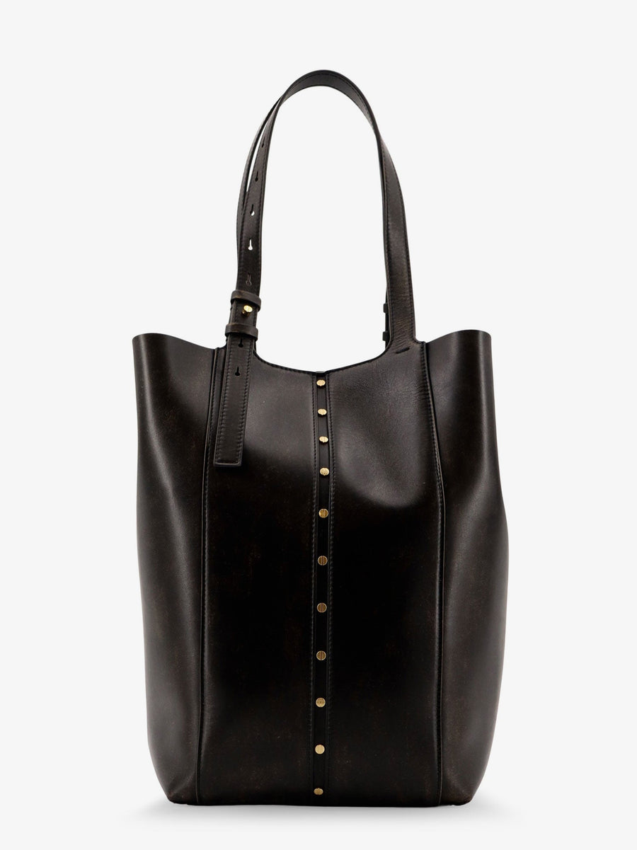 Vintage Leather Shoulder Bag Black Lining: Cow