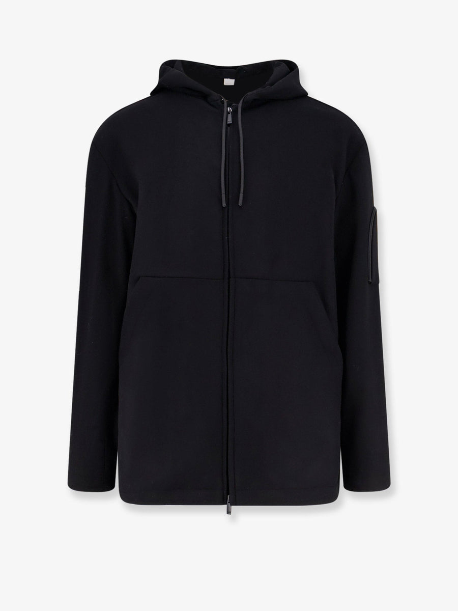 Coat Grottaverde Virgin Wool-Blend Black