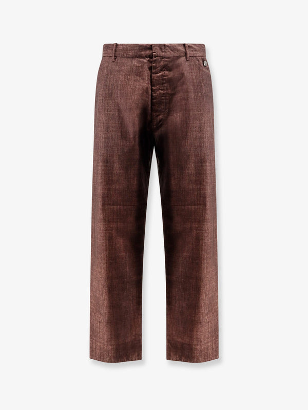 Trousers Gum Wool Brown