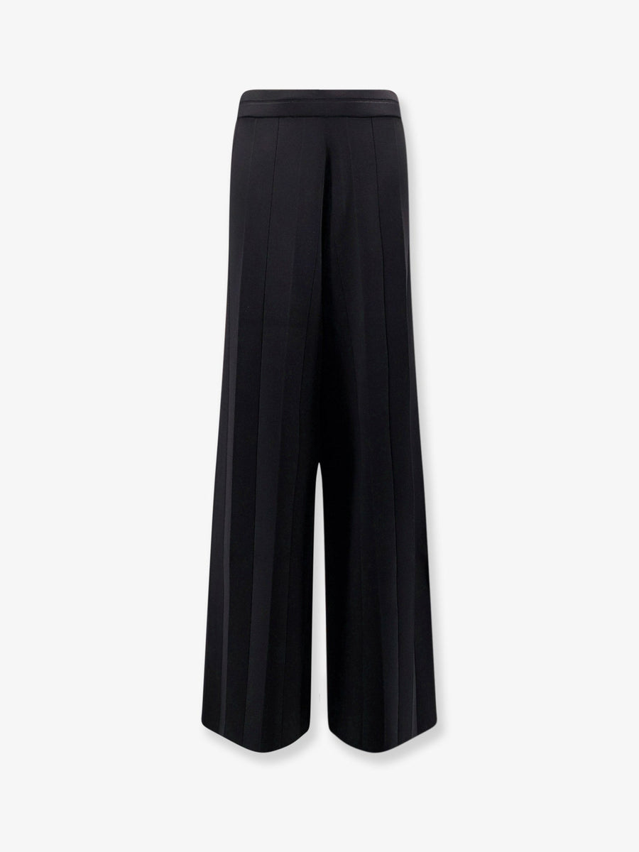 Lama Viscose Blend Trousers Black