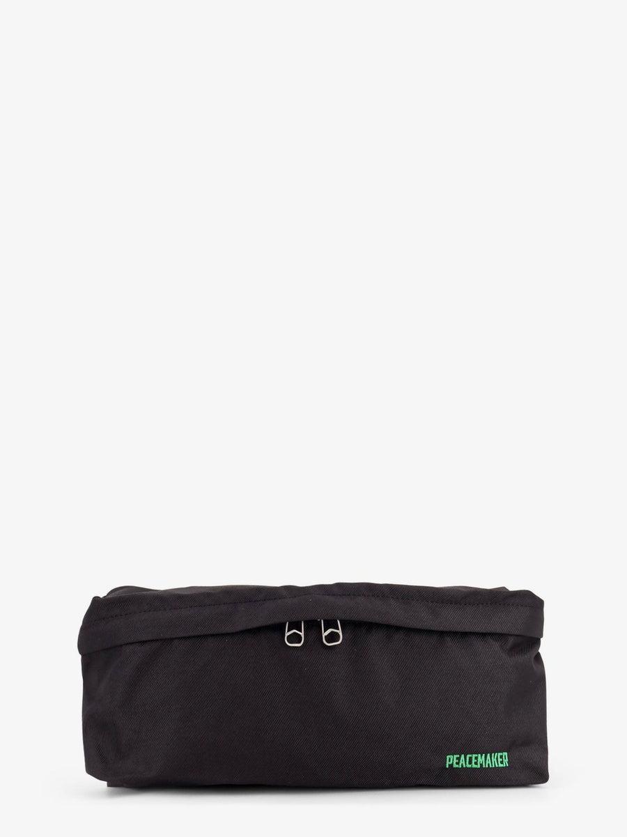 Military Nylon Belt Bag Black Polyester