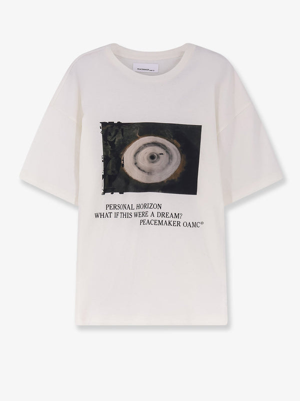 T-Shirt Landart 03 Print White Cotton T-shirts
