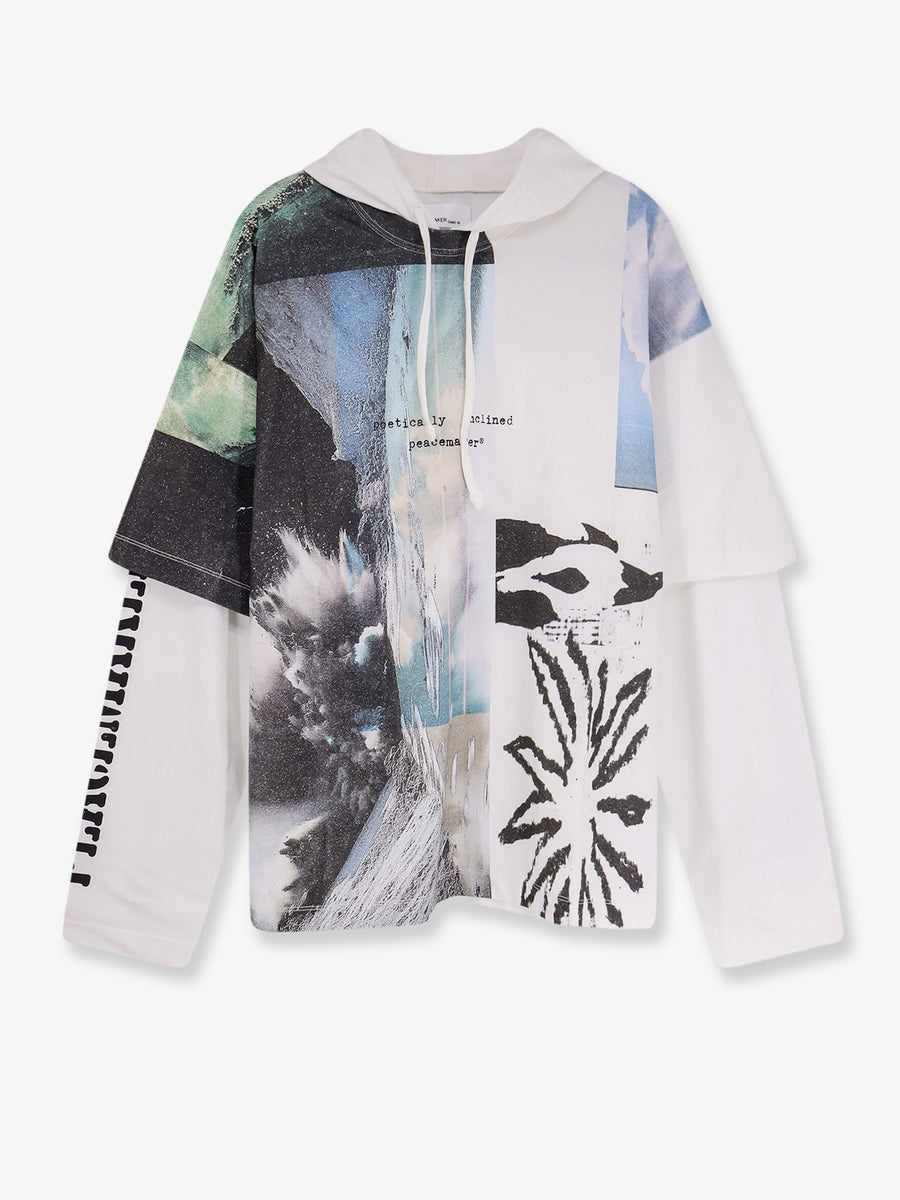 Sweatshirt White Cotton Sweatshirts