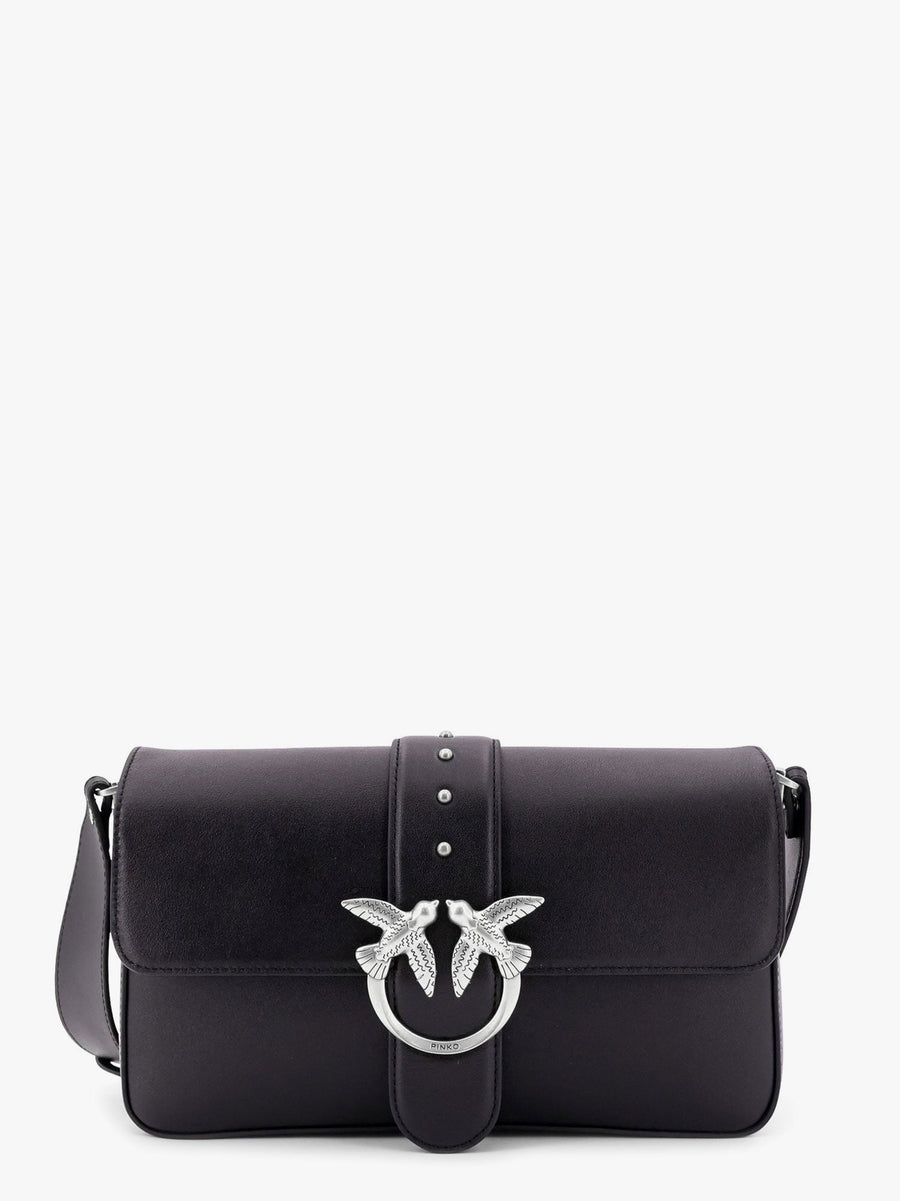 Shoulder Bag Love One Black Leather