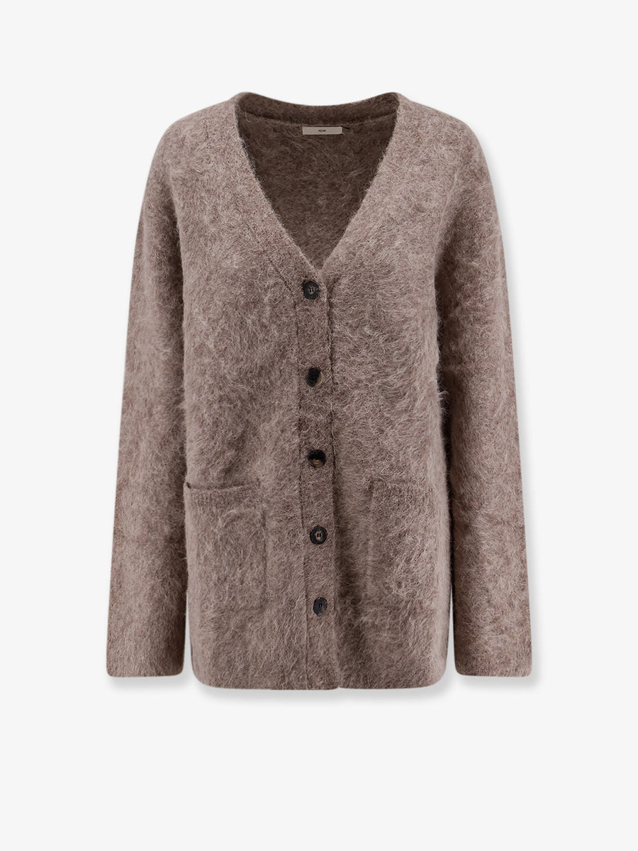Alpaca Blend Cardigan Beige
