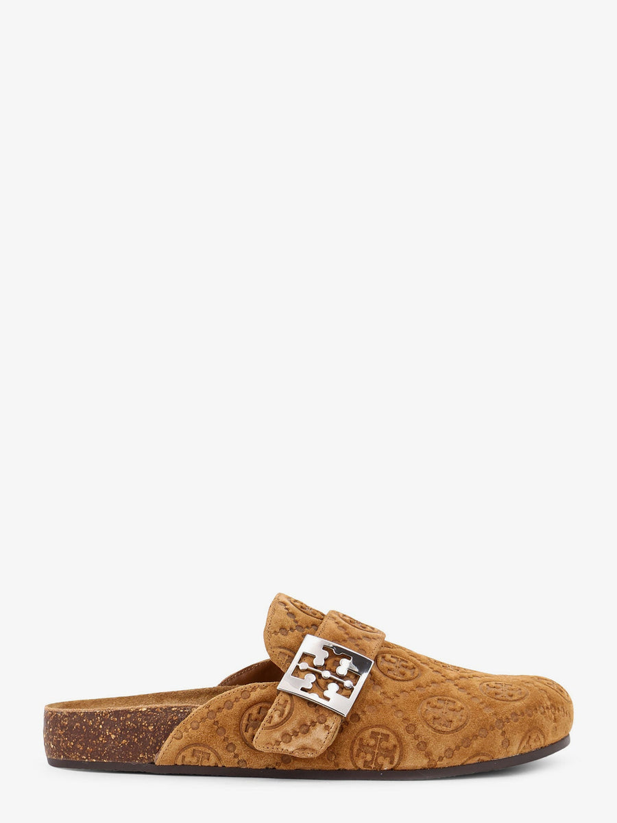 Mellow Jacquard Suede Mule Brown Sandal
