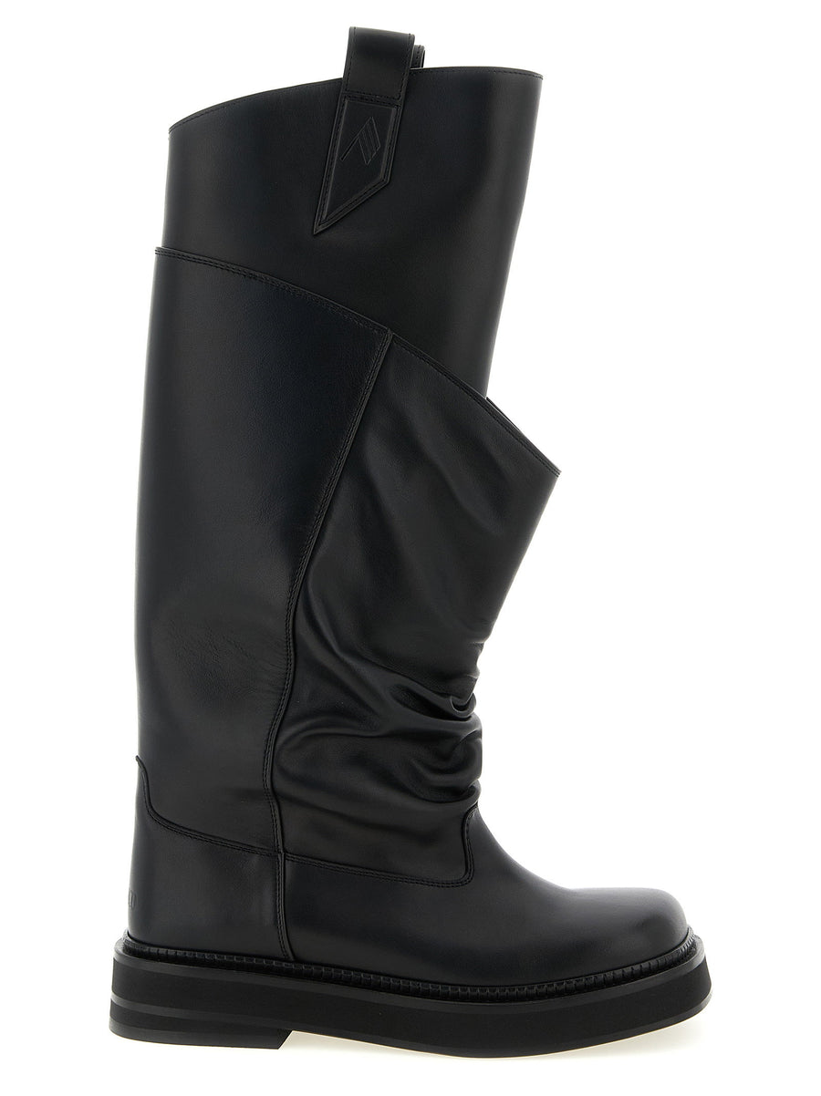 The Attico Robin Passeggiata Combat Boot — Black