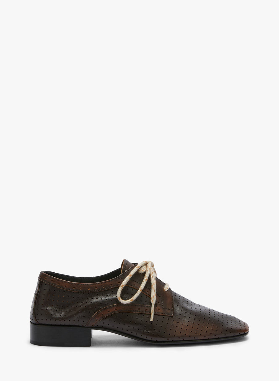 Dries Van Noten Leather oxford in brown