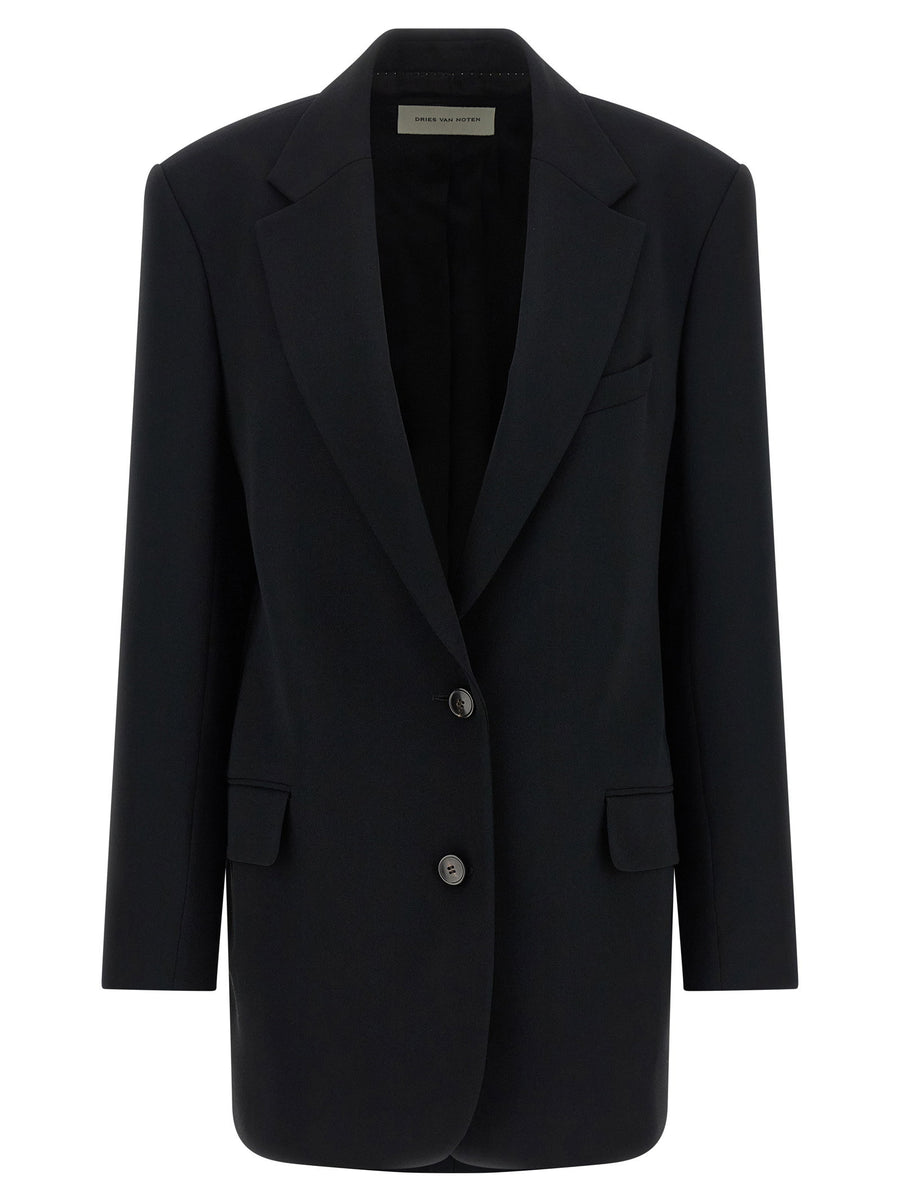 Dries Van Noten بليزر — أسود
