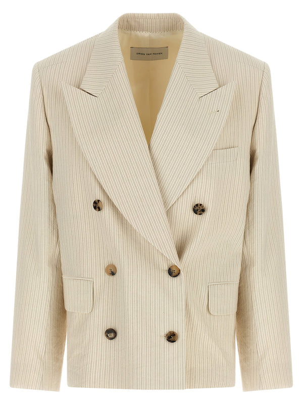 حذاء Dries Van Noten Bosea Bis بليزر — بيج