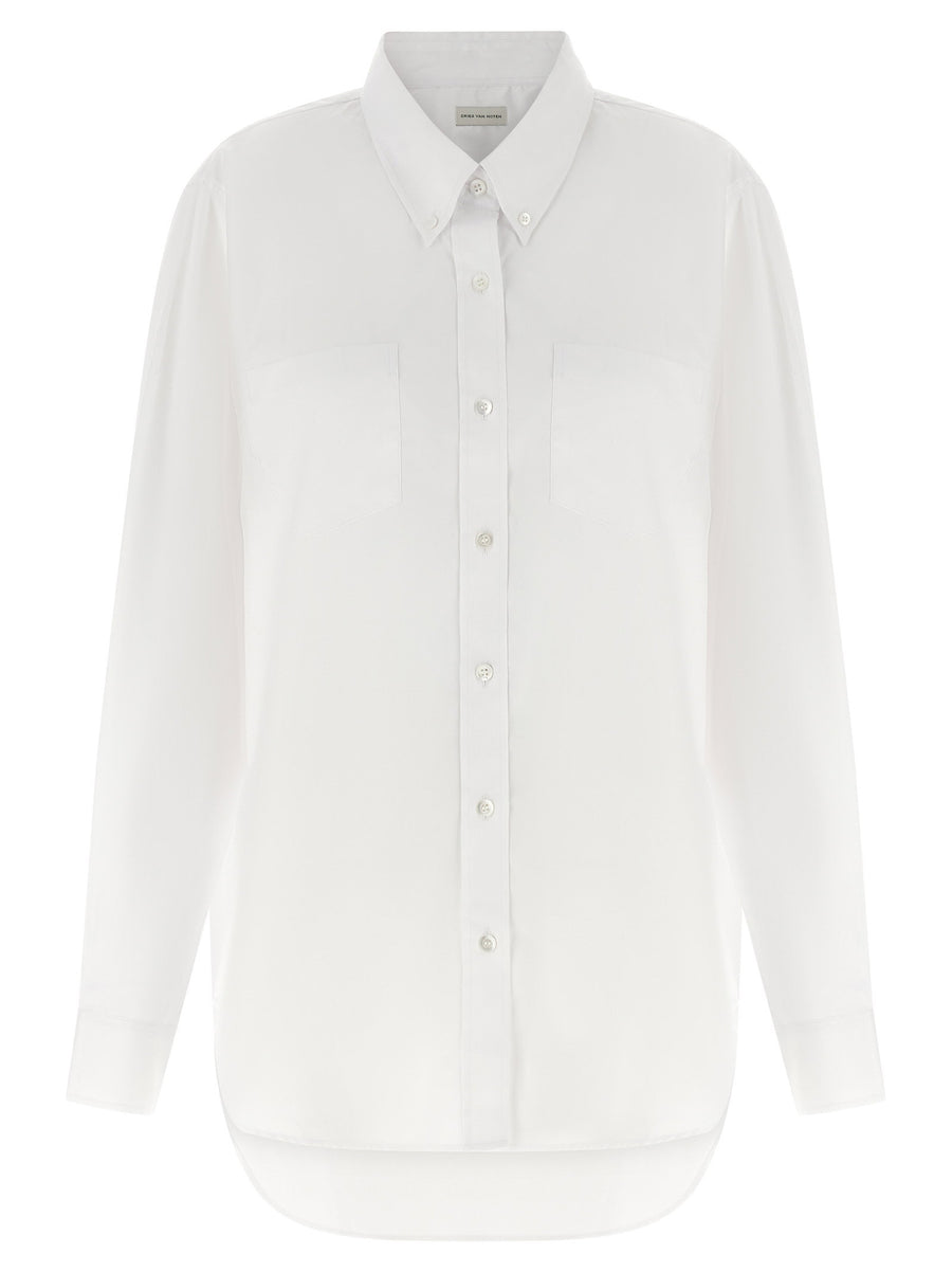 Dries Van Noten Cheers Shirt — White