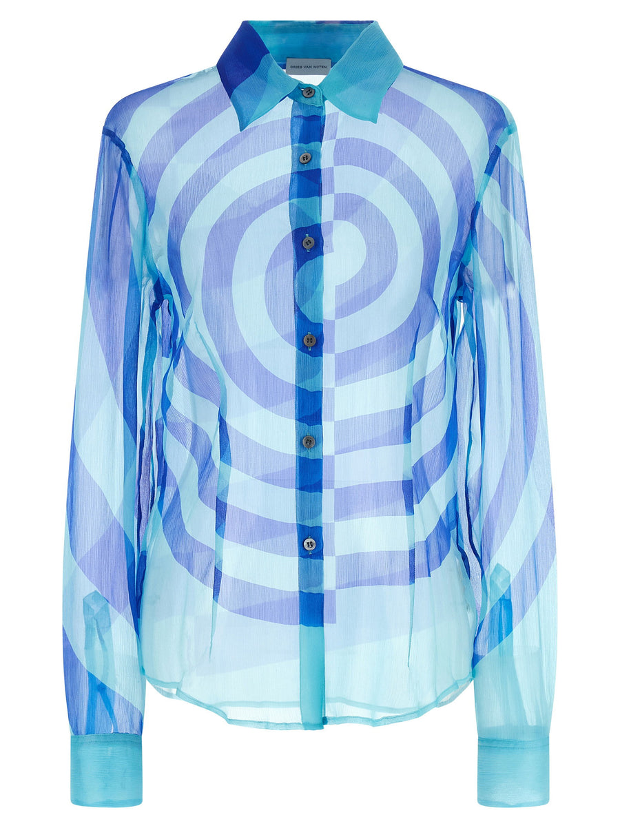Dries Van Noten Shirt — Blue
