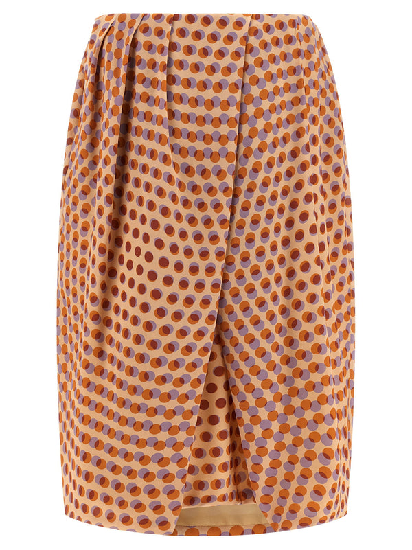 Dries Van Noten تنورة — برتقالي