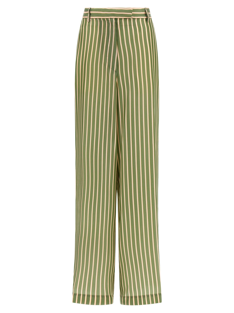 Dries Van Noten Penn Trousers — Green