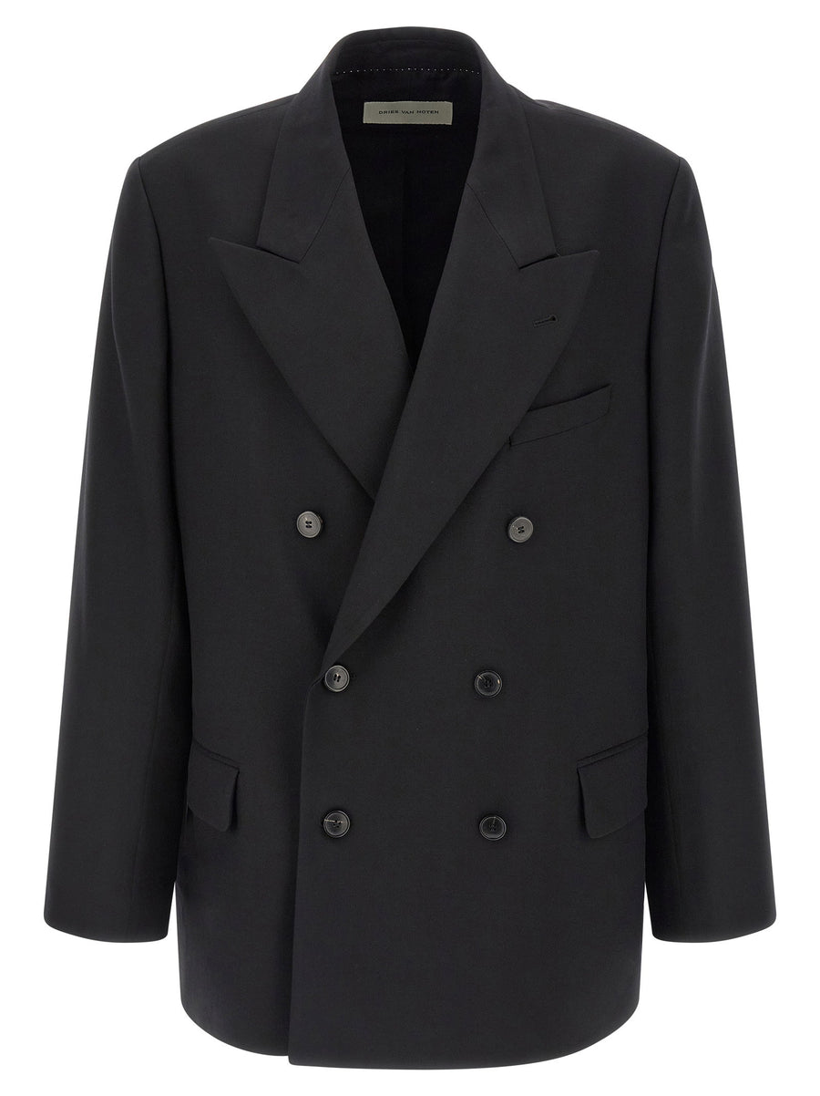 Dries Van Noten بليزر — أسود