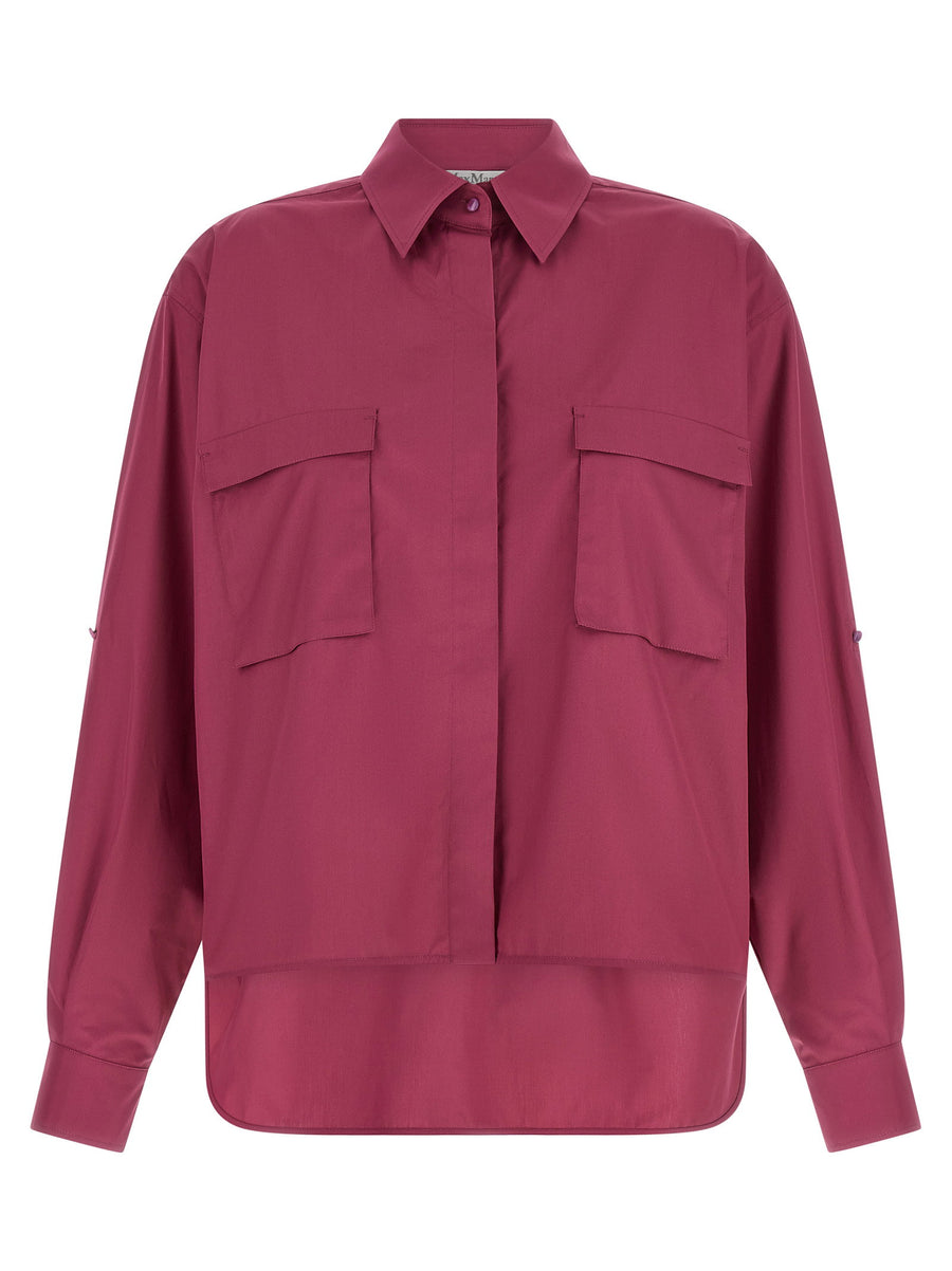 Max Mara Mxmtenue Shirt — burgundy
