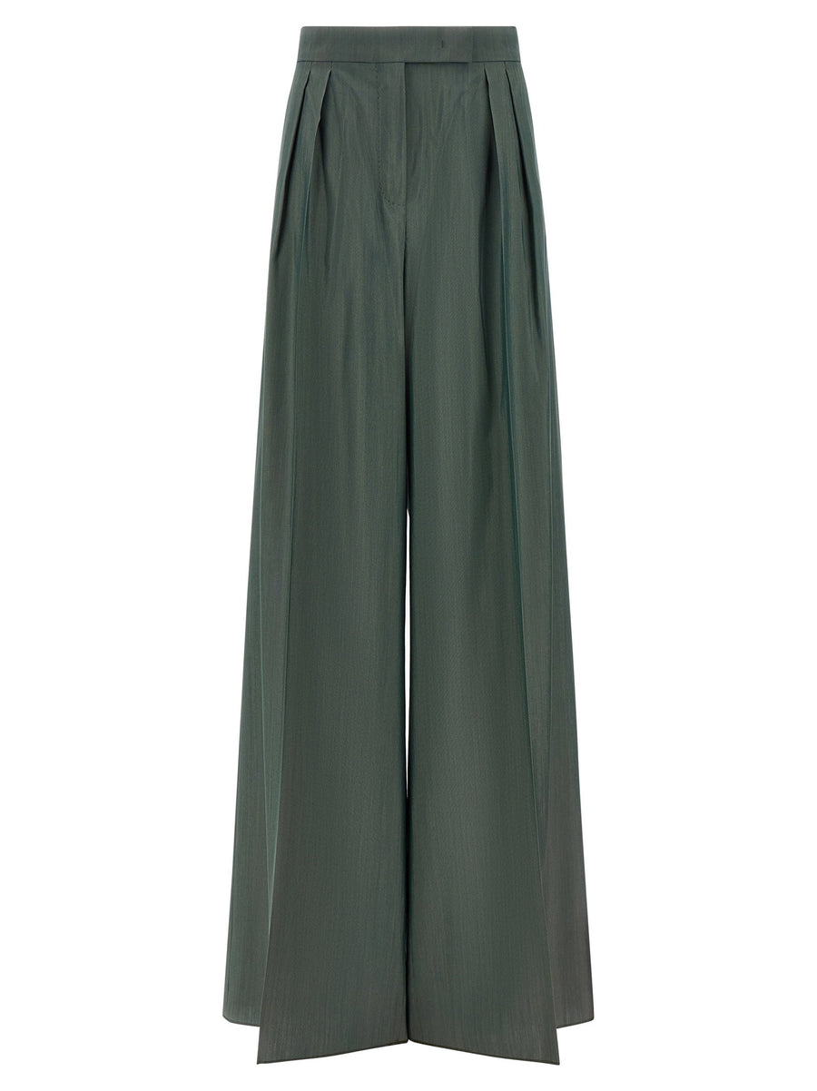 Max Mara Mxgiallo بنطلون — أخضر ميرمية