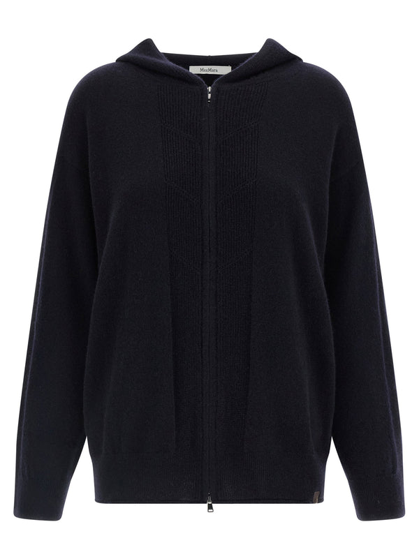Max Mara Pure cashmere cardigan in black