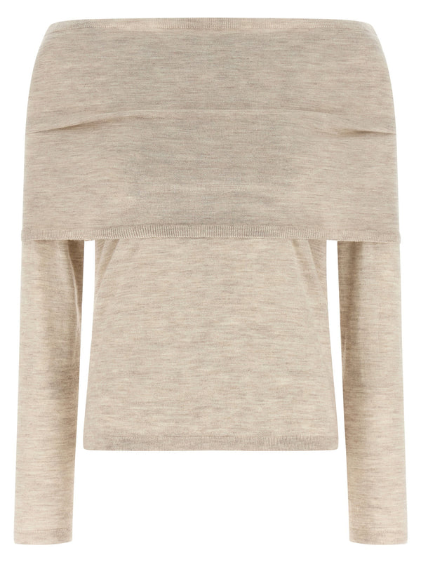 Max Mara Pure Cashmere Sweater — Beige