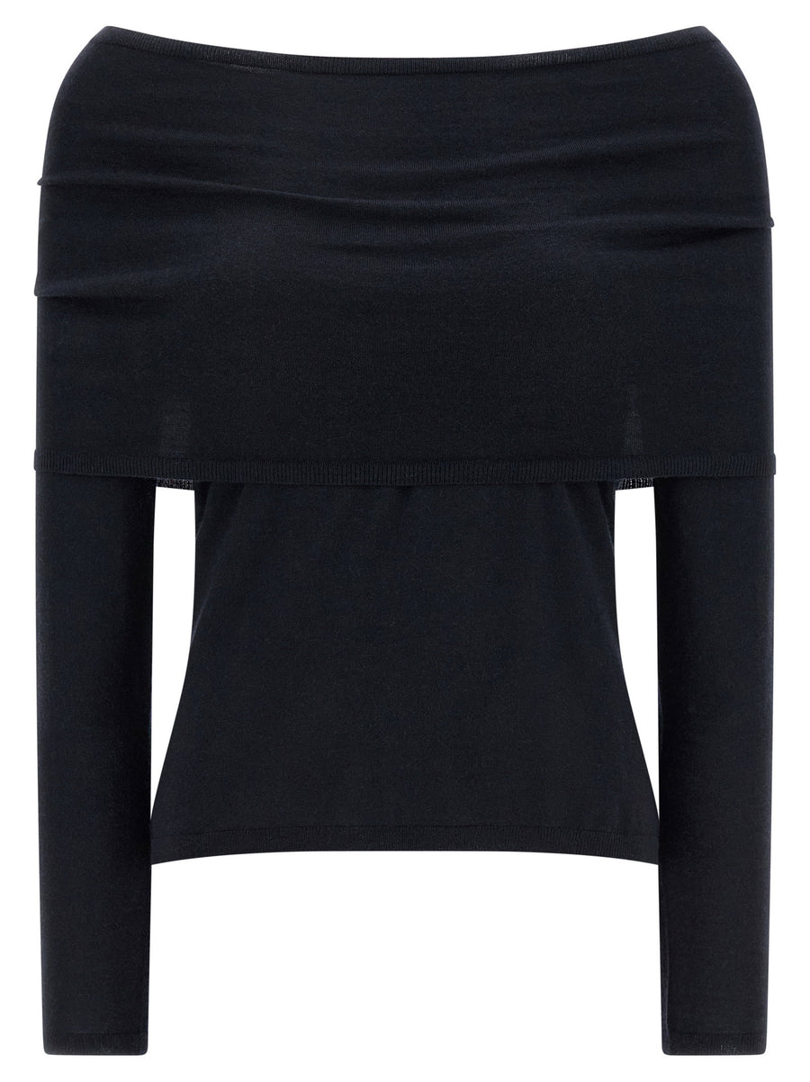 Max Mara Pure Cashmere Sweater — Black