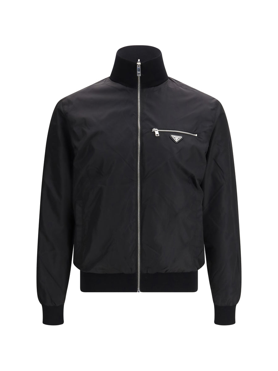 Jacket Reversible Wool & Re-Nylon Black