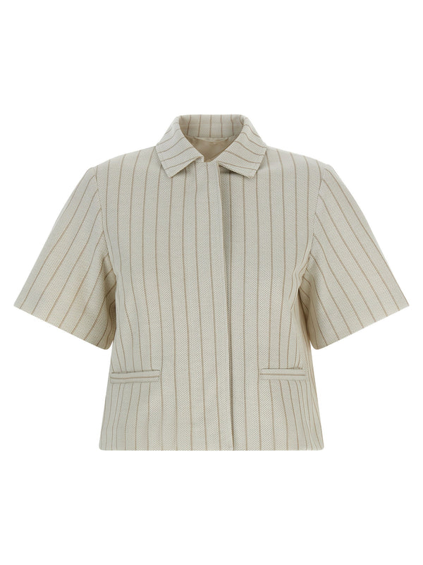 مكسمانجيو Max Mara جاكيت — باللون الكريمي