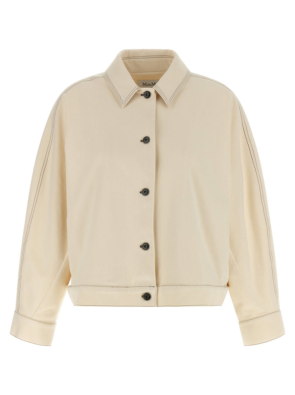 Max Mara overshirt in cream