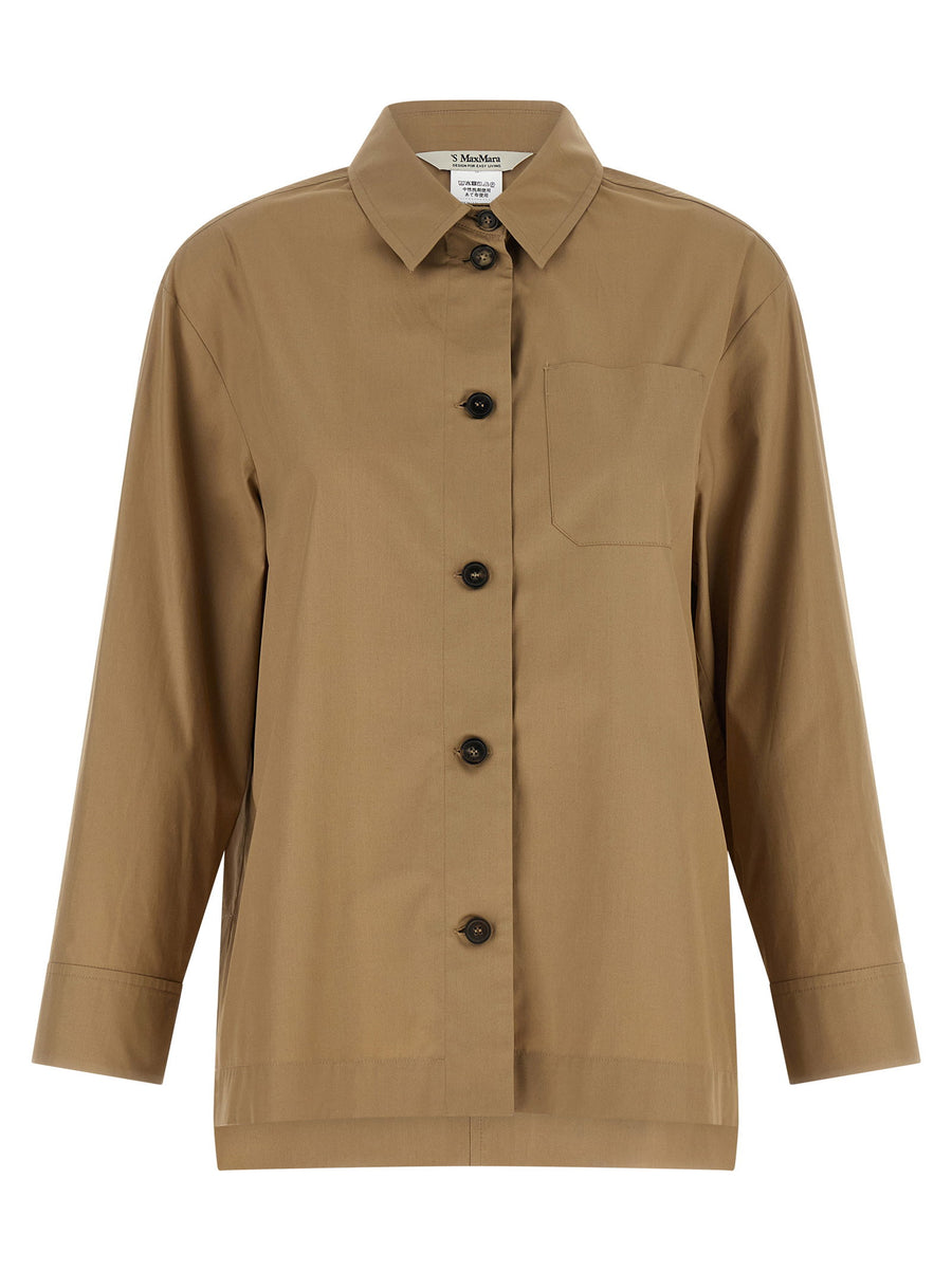 حقيبة Max Mara 'S Smmmarianne قميص — بيج