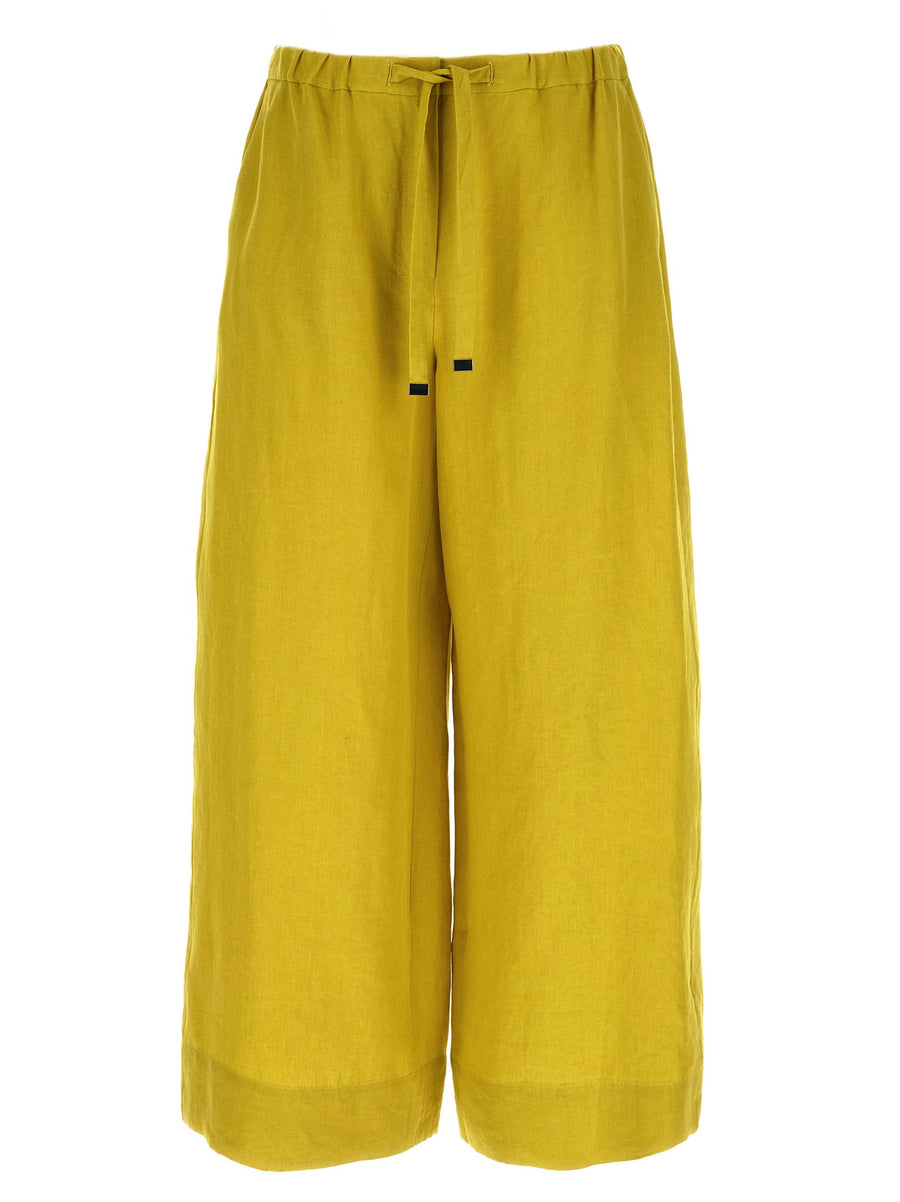 Max Mara 'S Trousers — Yellow