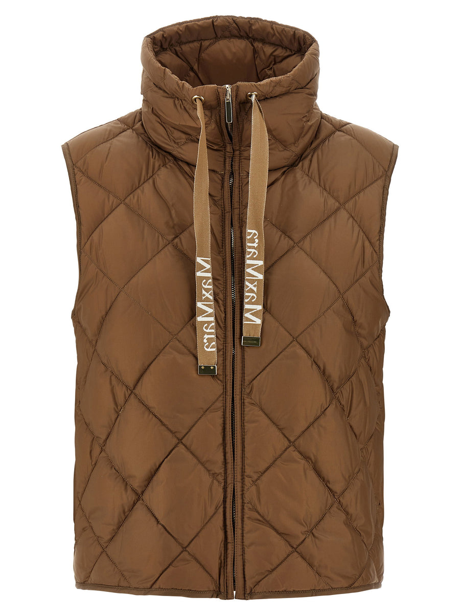 Max Mara The Cube Tregic Vest — Camel