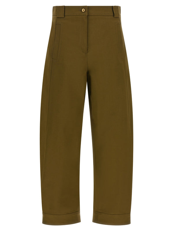 Max Mara Mxmadorni Trousers — Olive