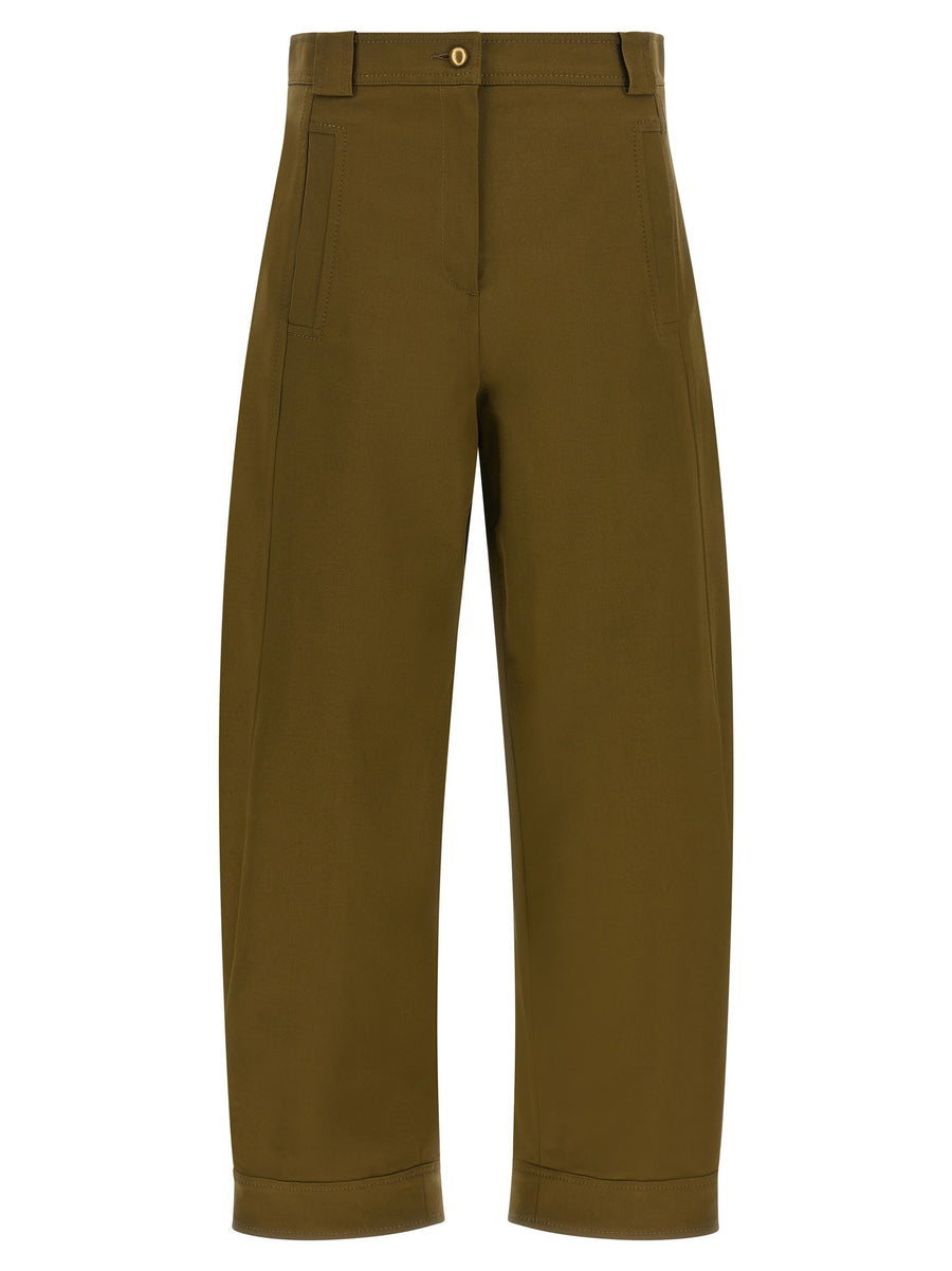 Max Mara Mxmadorni Trousers — Olive
