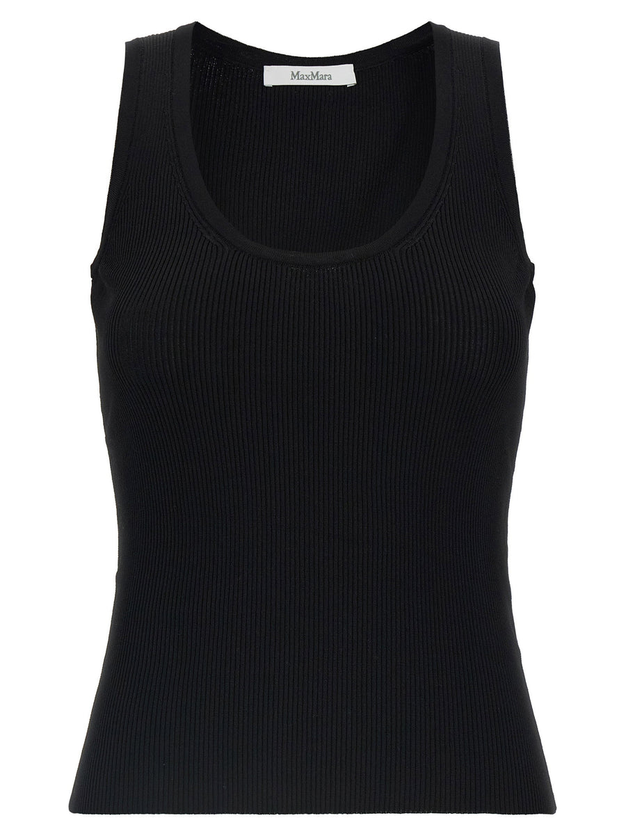 Max Mara Editta Tank Top — Black