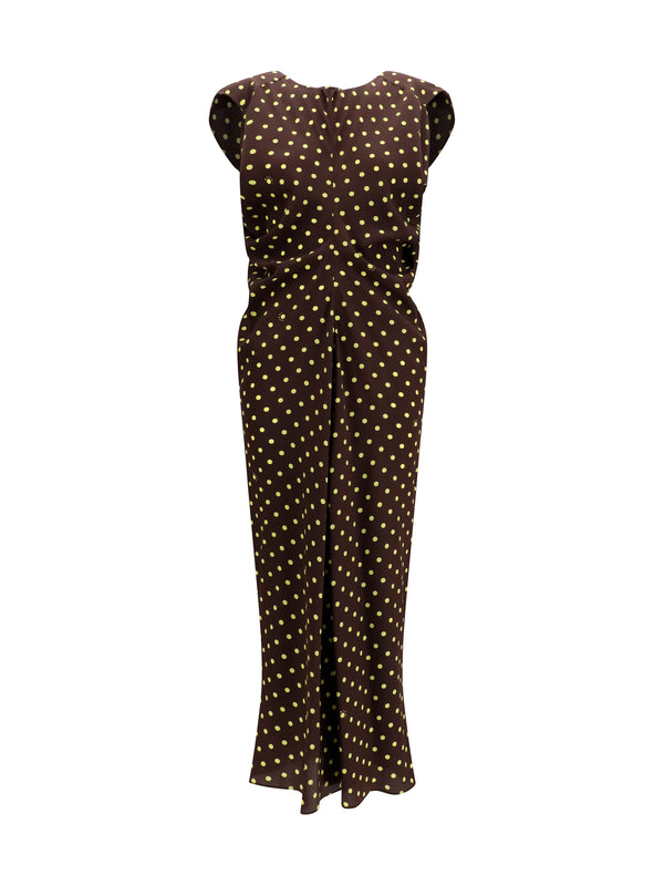 Marni 53% Silk dress in brown
