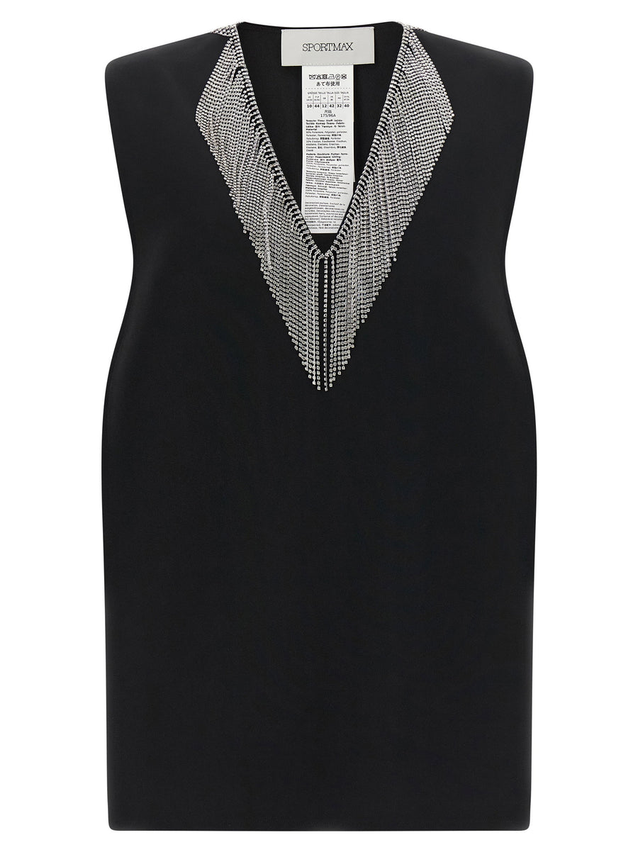 Sportmax Tank Top — Black