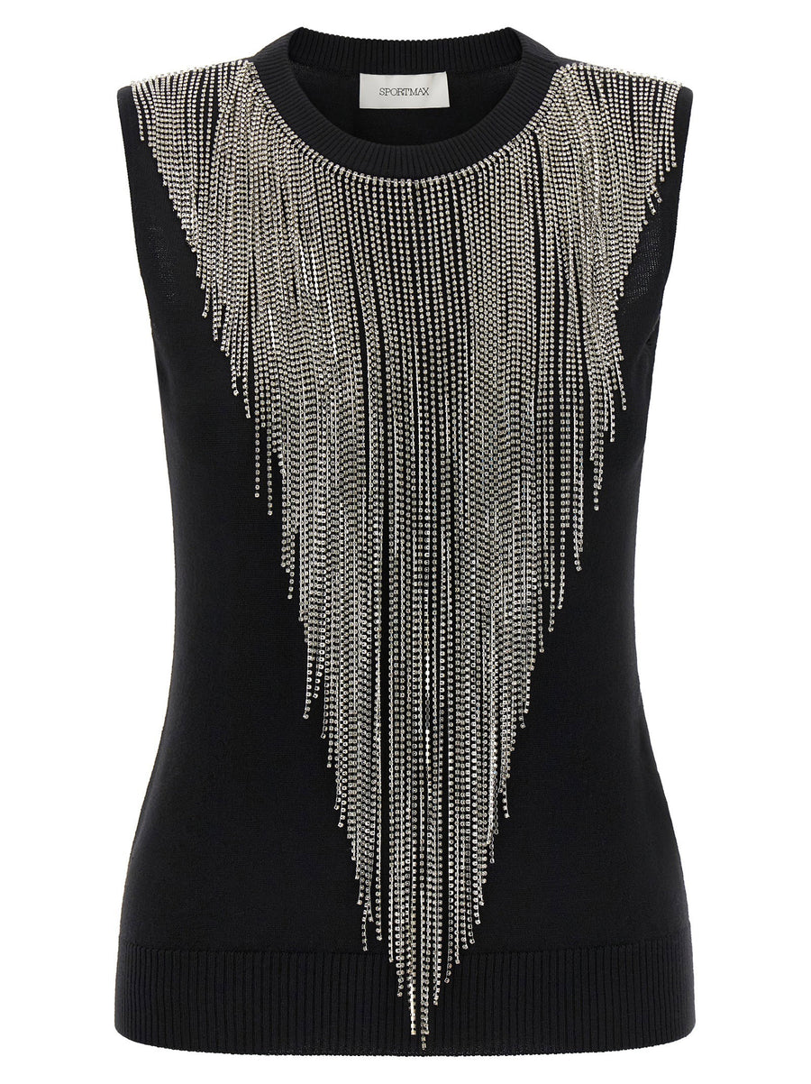 Sportmax Tank Top — Black