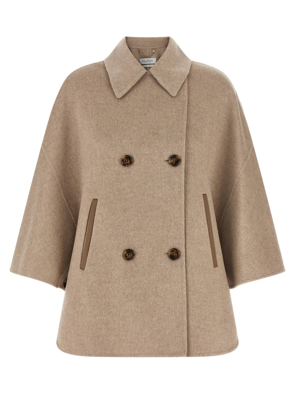 Max Mara Ospite Cape — camel