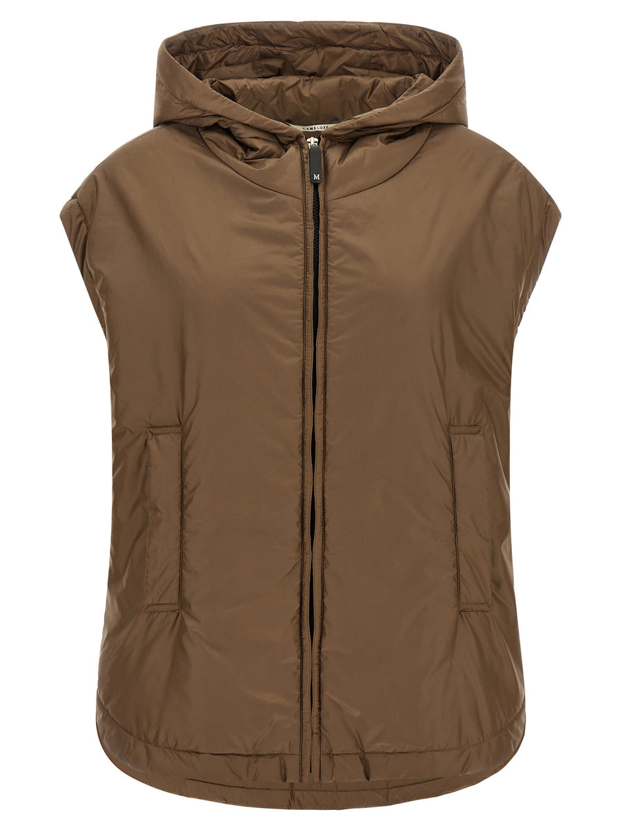 Max Mara The Cube Vest — Taupe