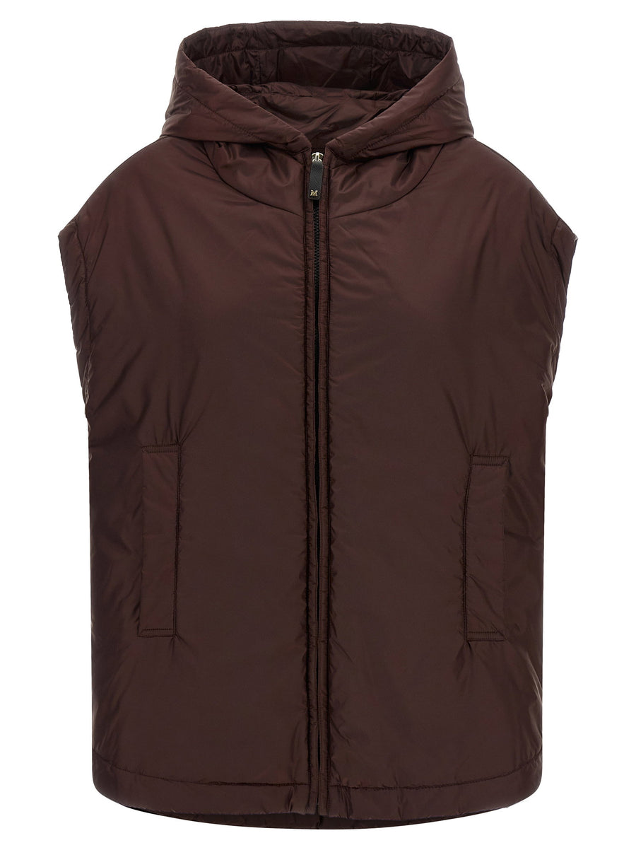 Max Mara The Cube Vest — Brown