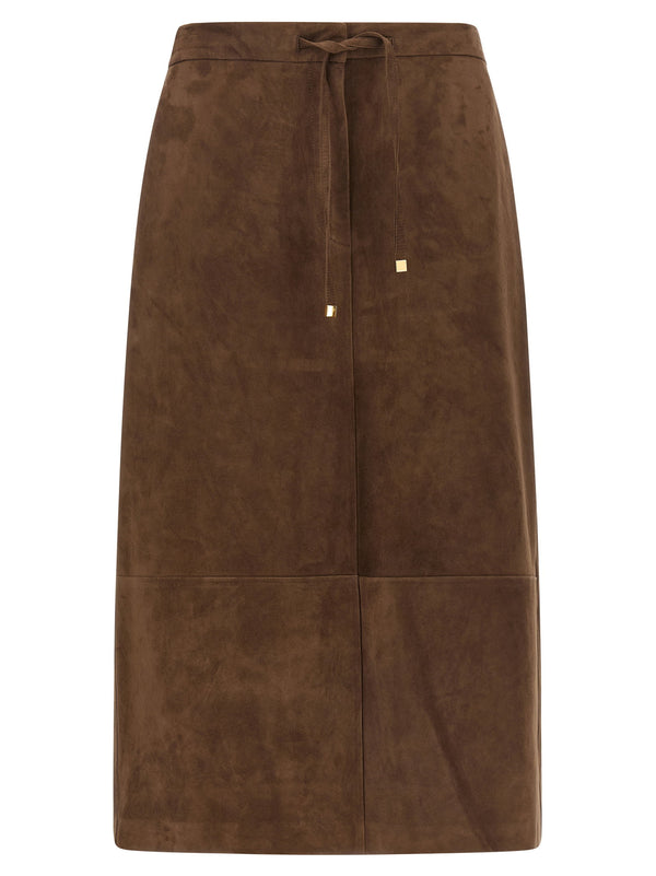 حقيبة Max Mara 'S Smmgazza تنورة — بني