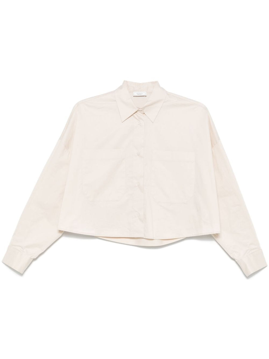 Peserico Cotton 97% shirt in beige