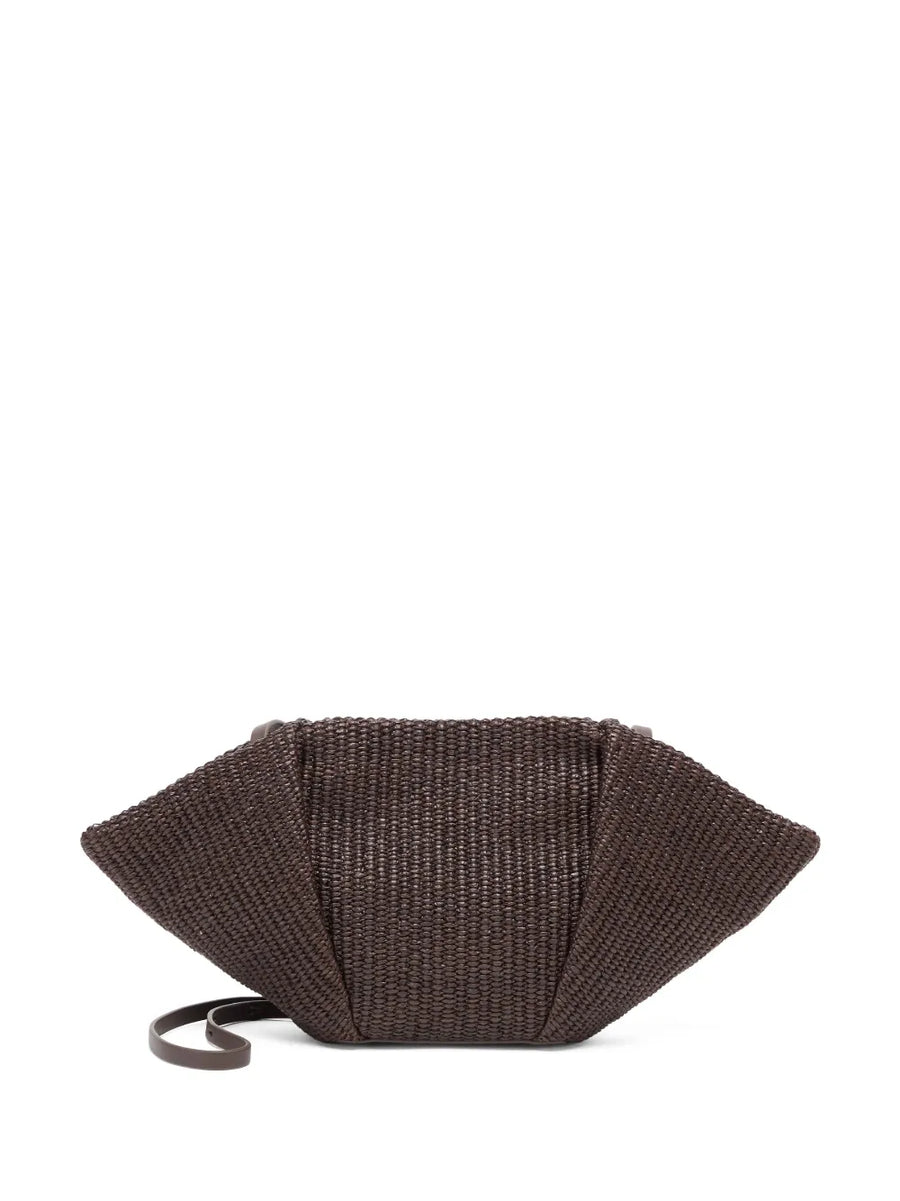 Brunello Cucinelli Raffia 100% clutch in brown